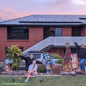 Christmas Light display at 25 Lakin Street, West Ulverstone