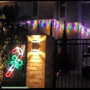Christmas Light display at 12 Lerwick Court, Bracken Ridge