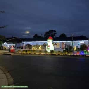Christmas Light display at 7 Garrick Street, Fadden