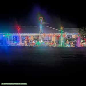 Christmas Light display at 1 Melaleuca Drive, Gawler East