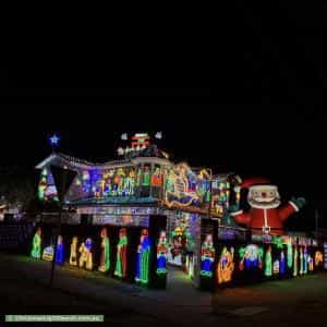 Christmas Light display at 28 Hixson Street, Bankstown