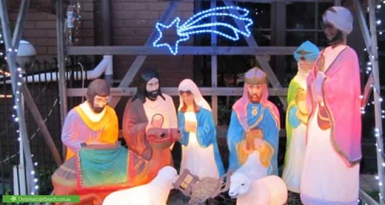 Christmas Light display at 15 The Grove, Coburg