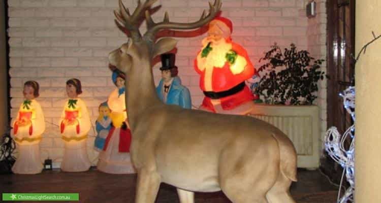 Christmas Light display at 15 The Grove, Coburg