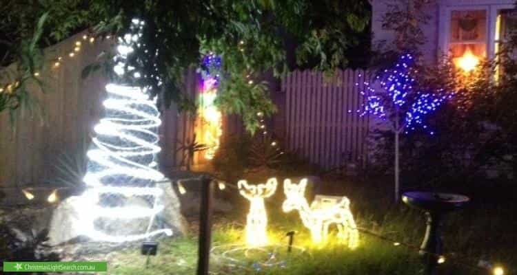 Christmas Light display at 2 Cushing Avenue, Bentleigh