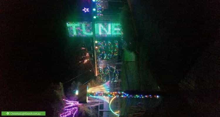 Christmas Light display at 55 Besgrove Street, Rosebud