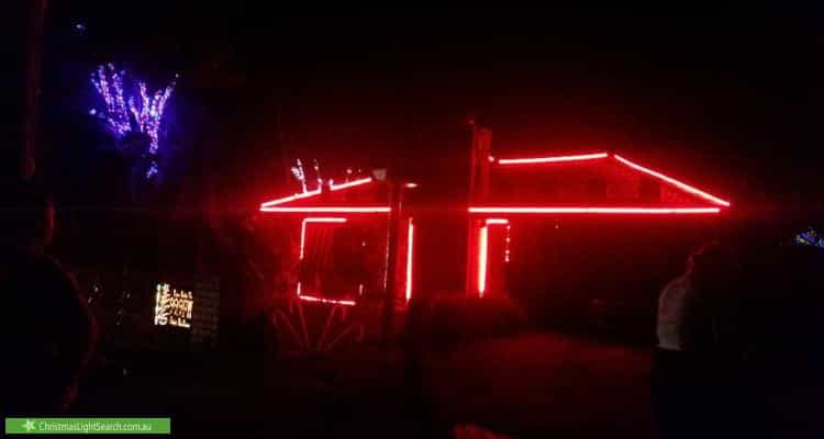 Christmas Light display at 55 Besgrove Street, Rosebud