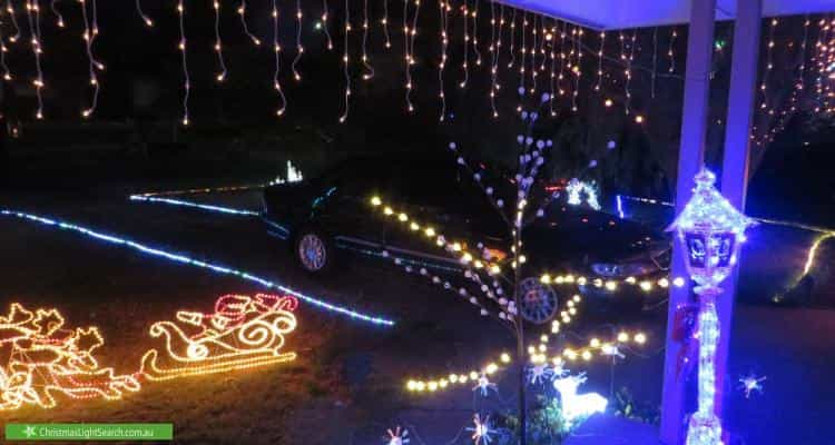 Christmas Light display at 6 Neasham Drive, Dandenong North