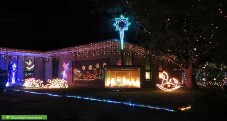 Christmas Light display at 6 Neasham Drive, Dandenong North
