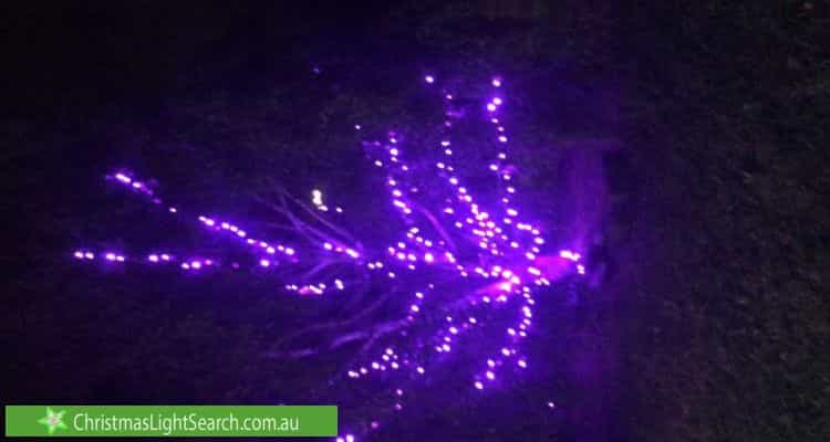 Christmas Light display at 8 Cassowary Close, Carrum Downs