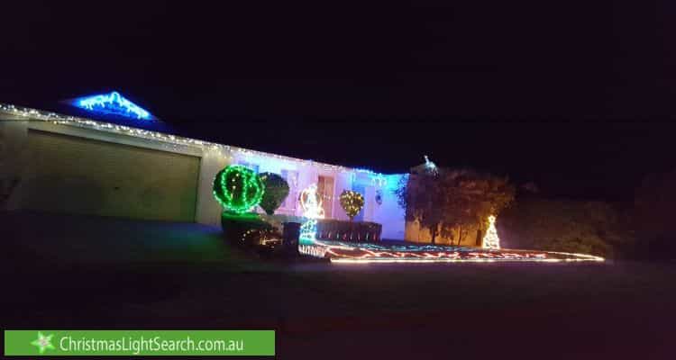 Christmas Light display at Lakeview Drive, Lilydale