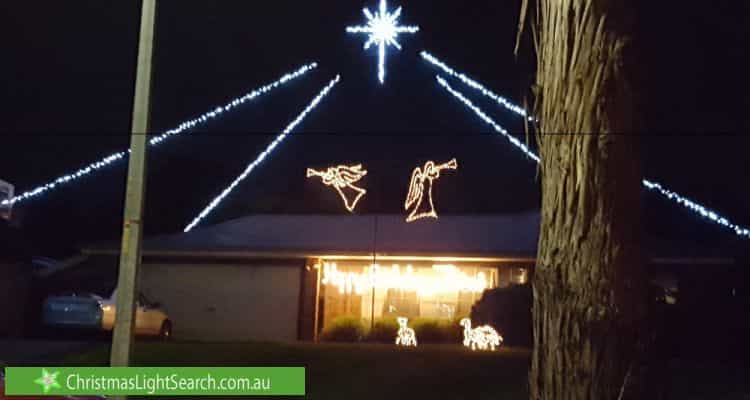 Christmas Light display at Lakeview Drive, Lilydale