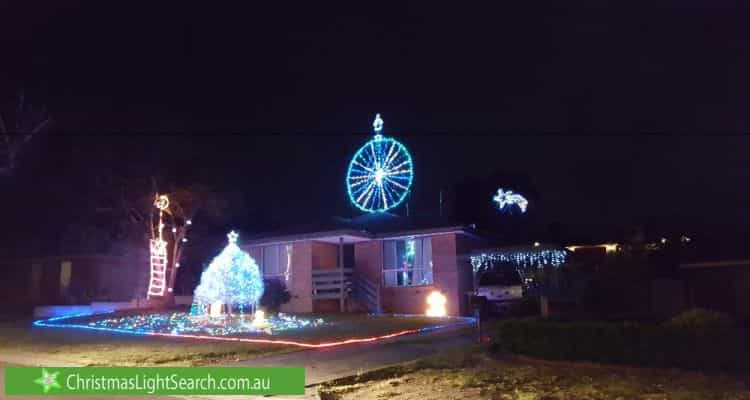 Christmas Light display at Lakeview Drive, Lilydale