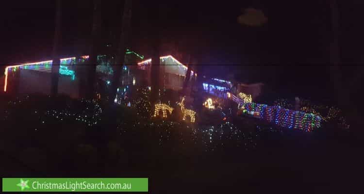 Christmas Light display at Lakeview Drive, Lilydale