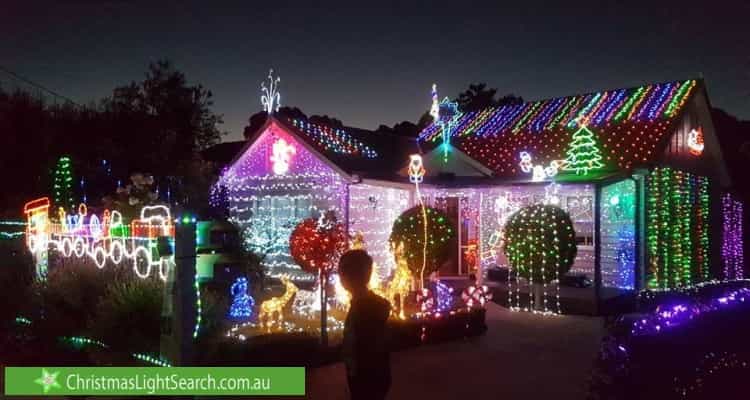Christmas Light display at 18 Zander Avenue, Nunawading