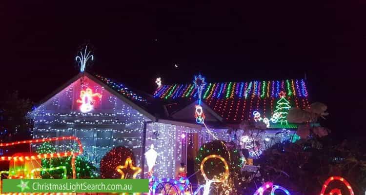 Christmas Light display at 18 Zander Avenue, Nunawading