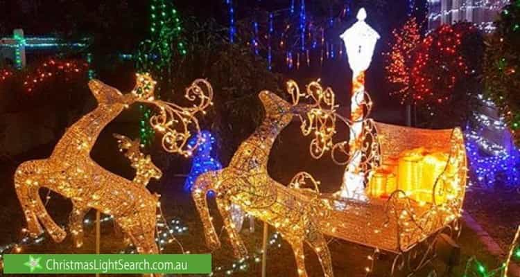 Christmas Light display at 18 Zander Avenue, Nunawading