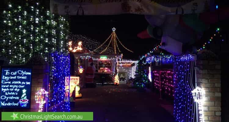 Christmas Light display at 12 Cooper Street, Sunshine