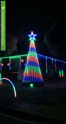 Christmas Light display at 6 Rosemont Drive, Narre Warren