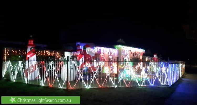 Christmas Light display at 13 Raleigh Drive, Narre Warren South