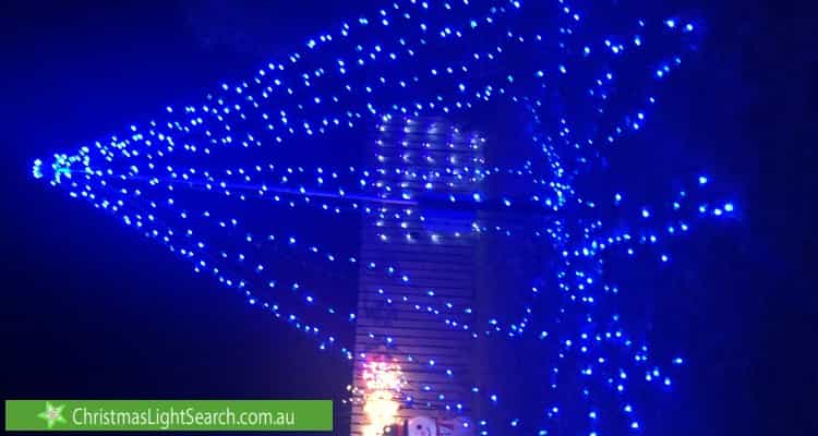 Christmas Light display at 15 Herdson Place, MacGregor