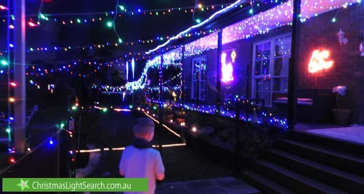 Christmas Light display at The Concourse, Frankston South