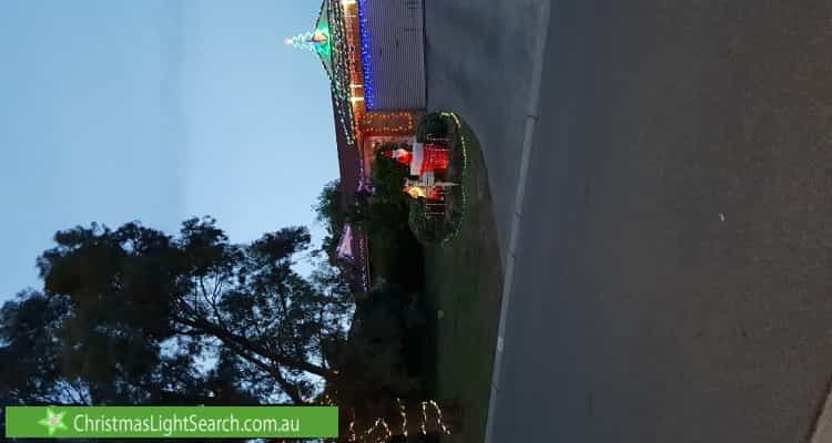 Christmas Light display at 48 Roulston Way, Wallan