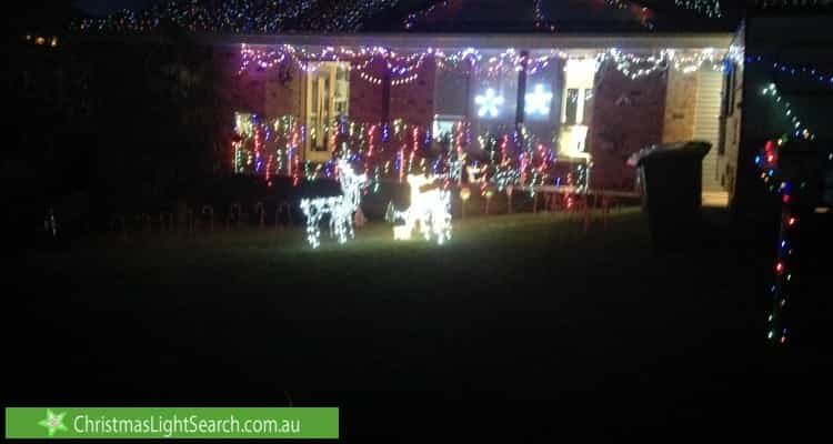 Christmas Light display at 3 Plymouth Place, Port Macquarie