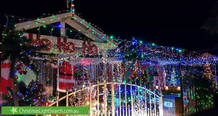 Christmas Light display at Knightsbridge Avenue, Altona Meadows