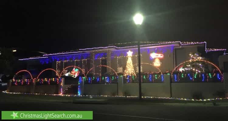 Christmas Light display at  Bayley Circuit, Trott Park