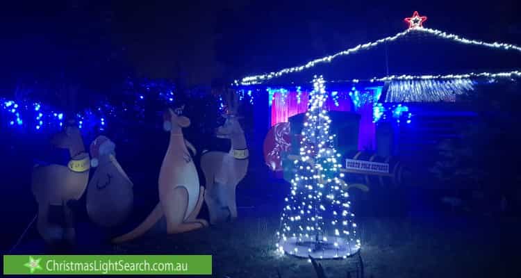 Christmas Light display at 4 Berkley Road, Ringwood