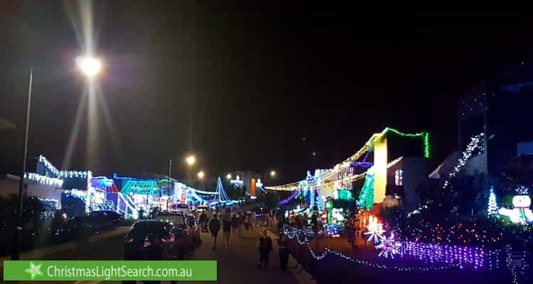 Christmas Light display at Huddy Street, Forde