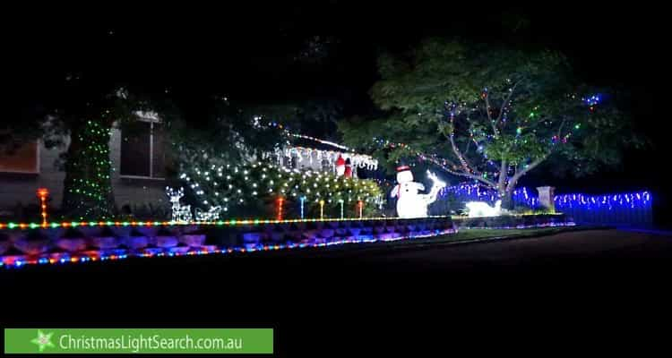 Christmas Light display at 119 Kambalda Crescent, Fisher