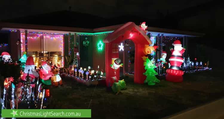 Christmas Light display at 15 Dale Avenue, Pascoe Vale