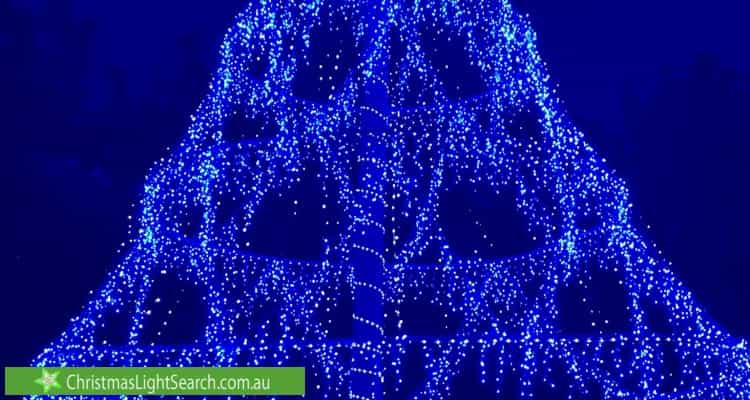 Christmas Light display at 2 Ingleside Road, Ingleside
