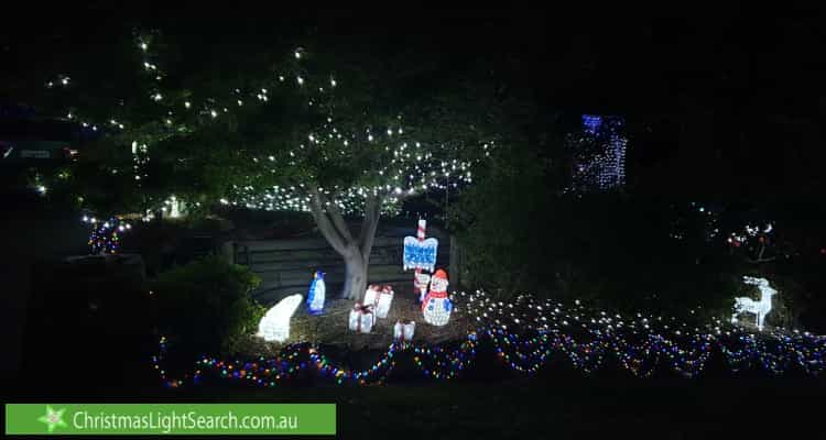 Christmas Light display at 28 Beacon Avenue, Glenhaven