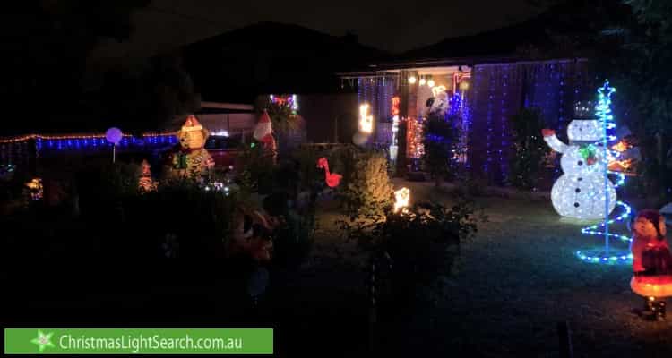Christmas Light display at 1 Reynolds Avenue, Wheelers Hill