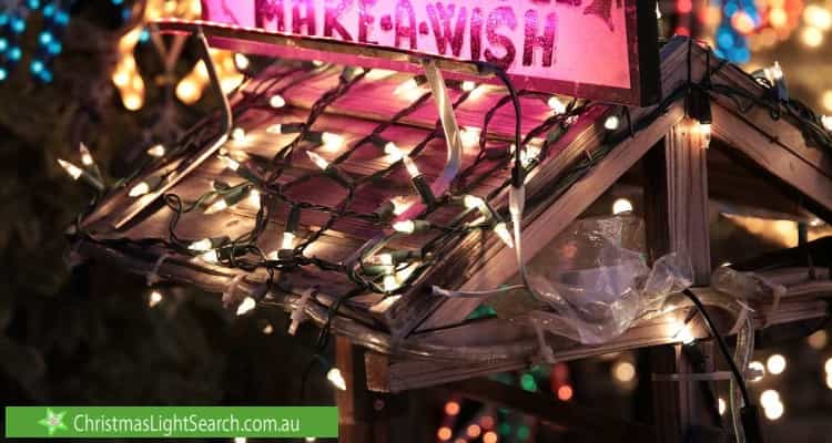 Christmas Light display at 11 Lebanon Crescent, Mulgrave