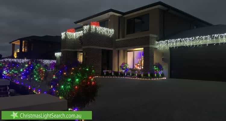 Christmas Light display at 352 Coburns Road, Kurunjang