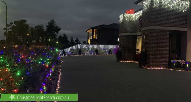 Christmas Light display at 352 Coburns Road, Kurunjang