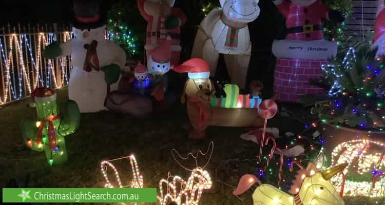 Christmas Light display at 13 Raleigh Drive, Narre Warren South