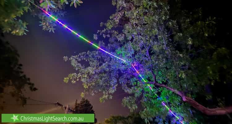 Christmas Light display at  Goodwin Street, Glen Iris