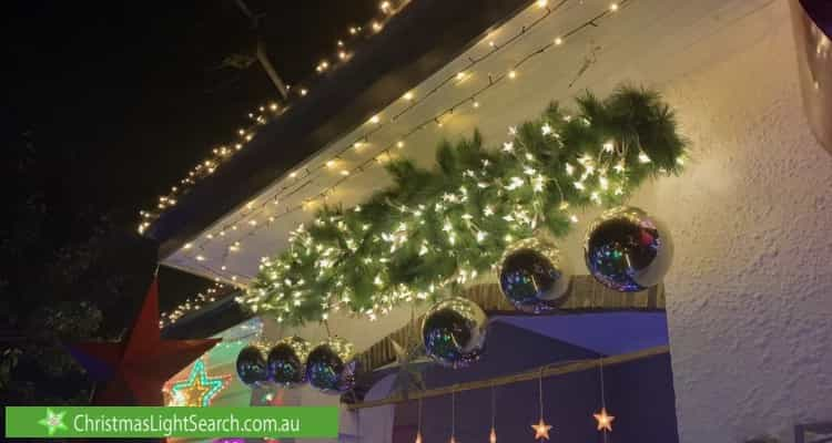 Christmas Light display at  Goodwin Street, Glen Iris