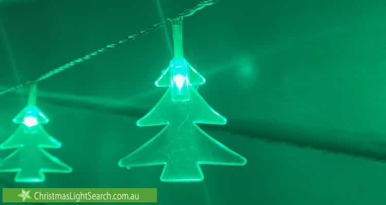 Christmas Light display at  Goodwin Street, Glen Iris