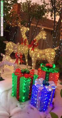 Christmas Light display at 15 Boronia Street, Bentleigh East