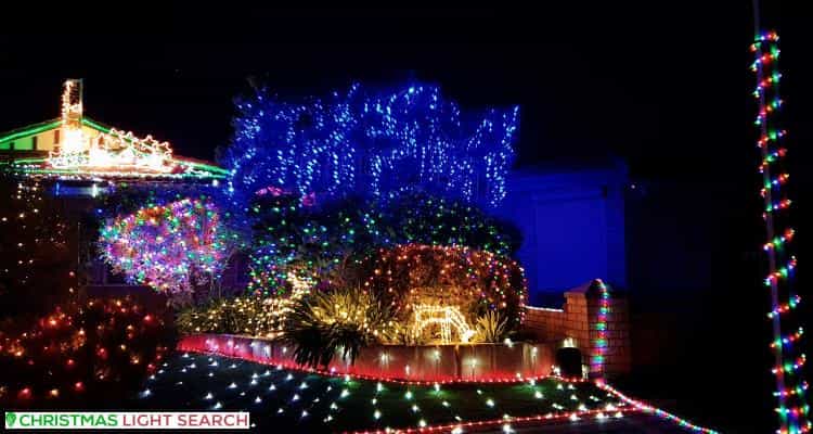 Christmas Light display at 21 Arbroath Circle, Kinross