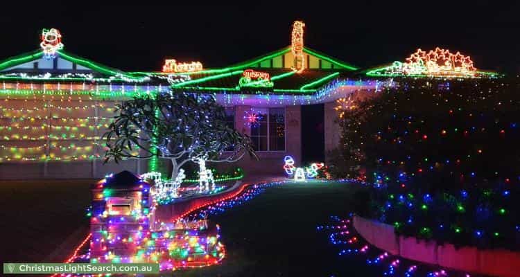 Christmas Light display at 21 Arbroath Circle, Kinross