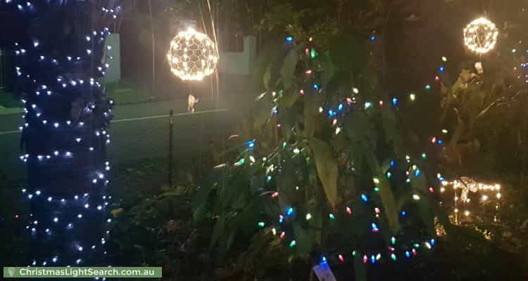 Christmas Light display at 1 Dumaurier Street, Chermside