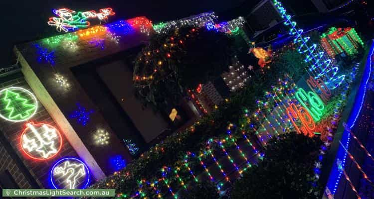 Christmas Light display at  Stoke Cct, Wollert