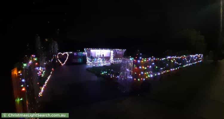 Christmas Light display at 123 Pembroke Road, Mooroolbark