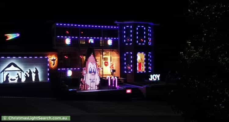 Christmas Light display at 30 Jacaranda Drive, Diamond Creek